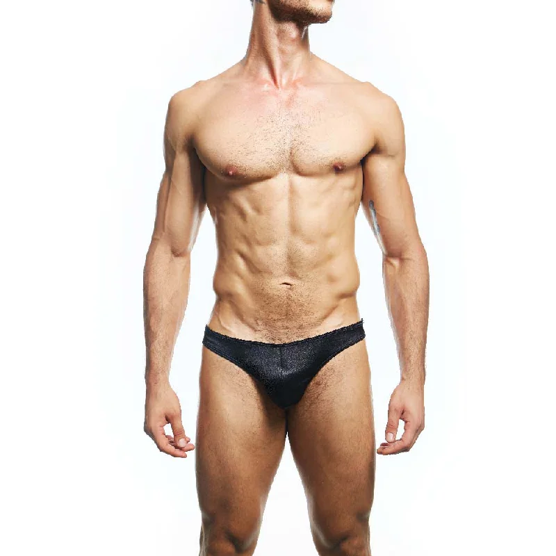 Leather men's sexy underwear for a bold lookSecret Male Men's Jockstrap SME007