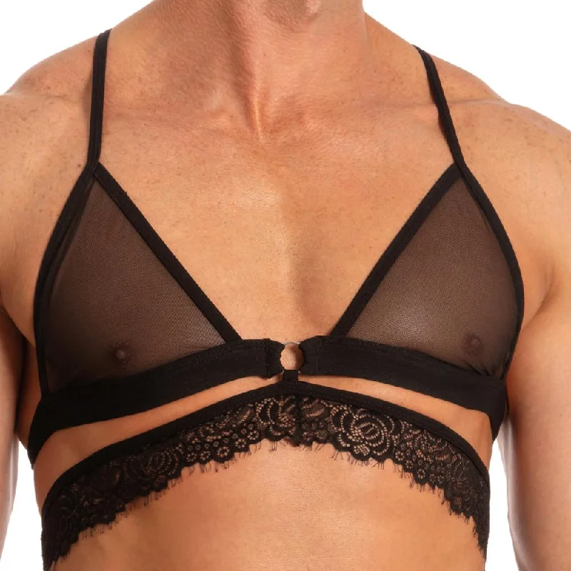 Strappy men's sexy underwear for a fetishistic touchSecret Male SMA017 Justine's Delight Bra Strappy men's sexy underwear for a fetishistic touchSecret Male SMA017 Justine's Delight Bra