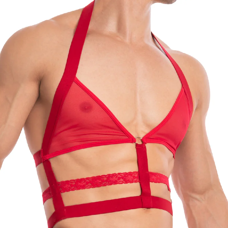 Studded men's sexy underwear for an edgy appealSecret Male SMA019 Goddess Top