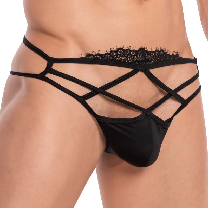 Sheer men's sexy underwear for a teasing effectSecret Male SMK010 Snake Thong
