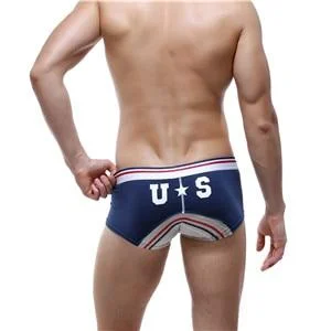 Men's boxer briefs with a contoured pouch for comfortSeobean National Square Cut Boxer Briefs