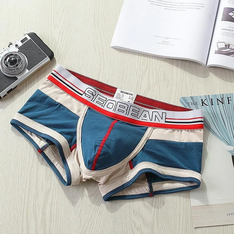 Anti - odor men's boxer briefs for long - lasting freshnessSeobean Vintage Boxer Briefs Anti - odor men's boxer briefs for long - lasting freshnessSeobean Vintage Boxer Briefs