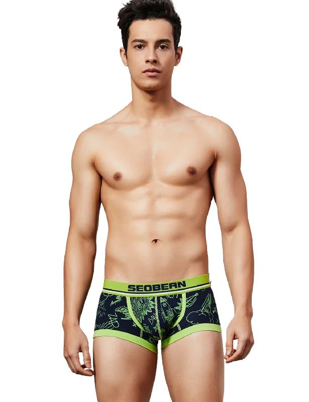Compression men's boxer briefs for muscle supportDoodle Pattern Boxer Brief 90228