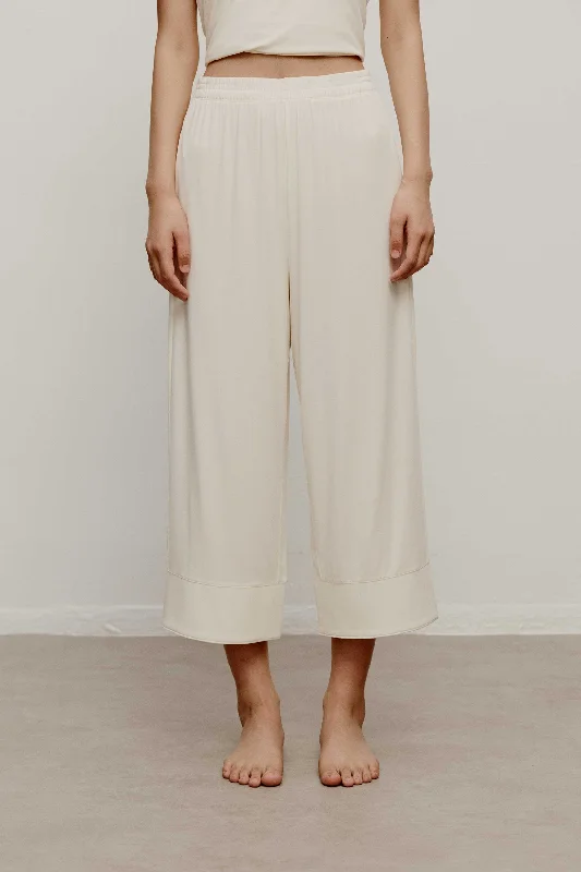 Tie - waist men's robes for a customizable fitSilk Modal Pajama Pants