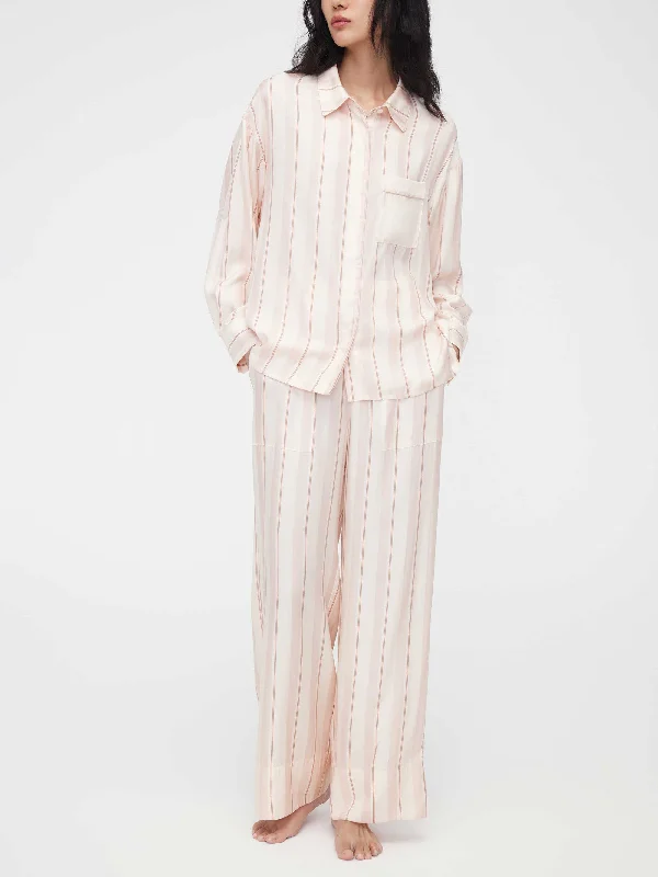 Water - resistant men's robes for post - shower useSilk Pajama Set