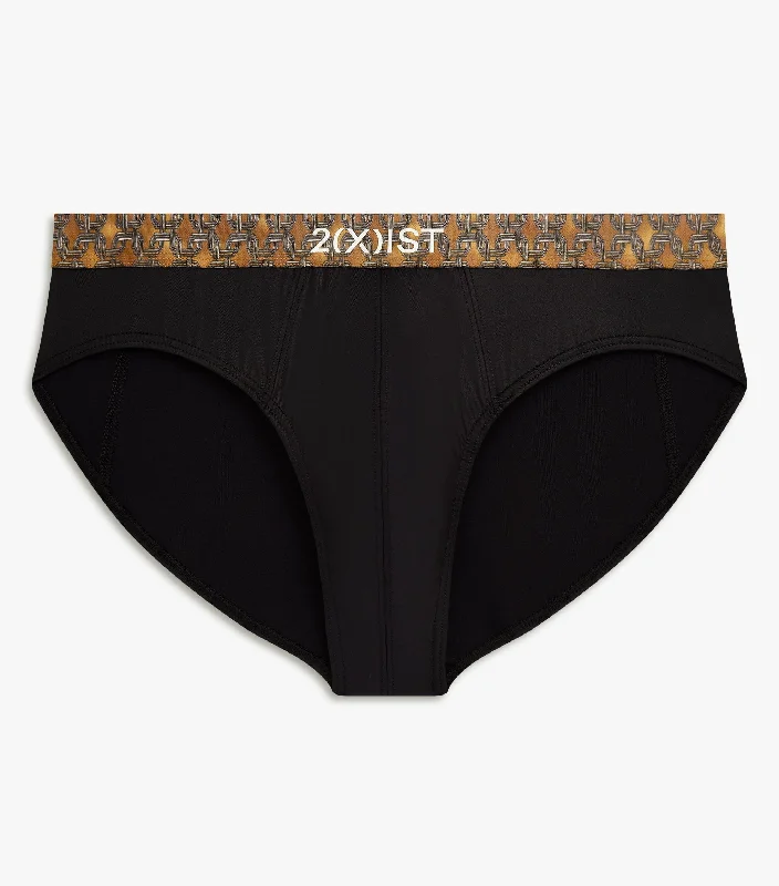 Men's briefs with a lace trim for a touch of flairSliq Brief