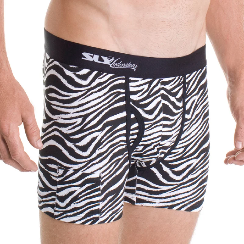 Soft cotton men's briefs for ultimate comfortSLY SLBUZEBWM Boxer Brief