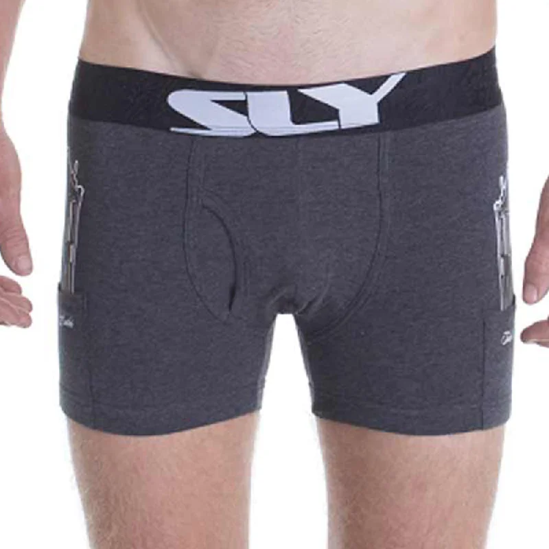 Vintage - style men's briefs for a retro lookSLY SLY0020008W-COP ISSUE Marle COP ISSUE Marle Work Boxer Brief Vintage - style men's briefs for a retro lookSLY SLY0020008W-COP ISSUE Marle COP ISSUE Marle Work Boxer Brief