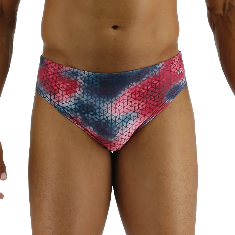 Men's briefs with a double - layer pouch for extra protectionMen's Starhex Racer