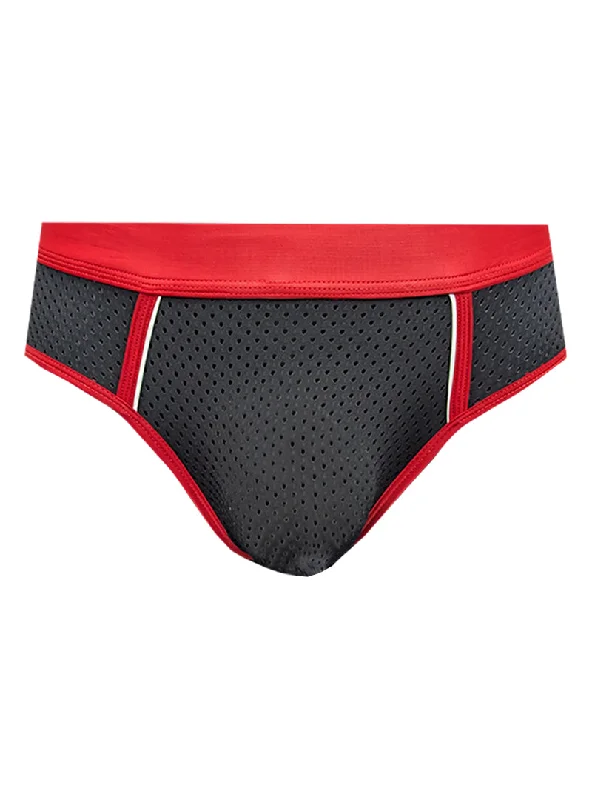 Antimicrobial men's briefs for hygieneStretch Mesh Brief
