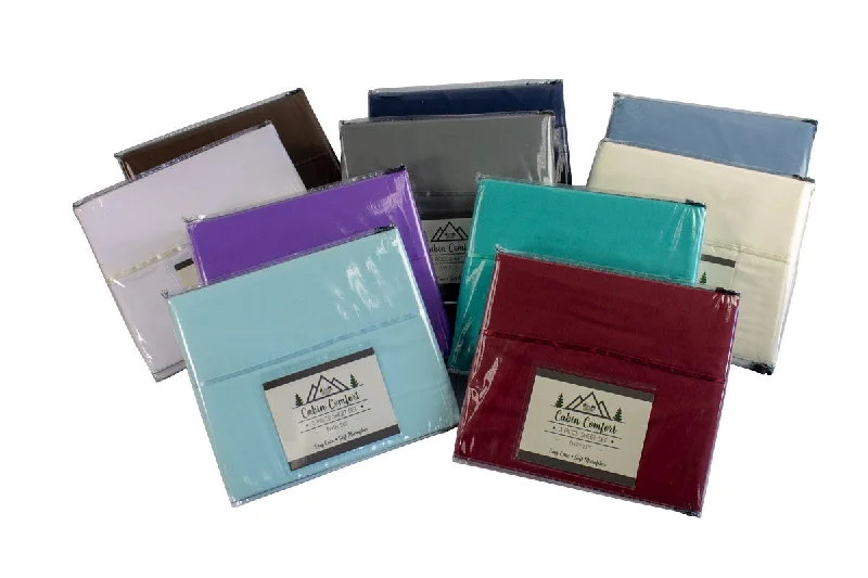 Cotton men's trunks for a comfortable fitCabin Comfort Twin Sheet Set