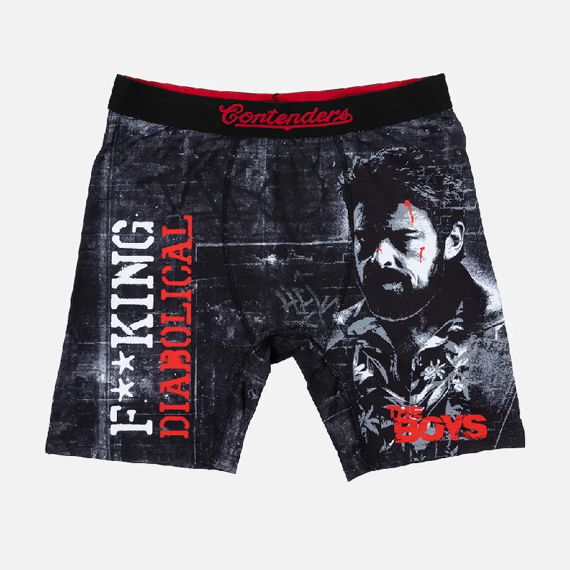 Mesh - paneled men's boxer briefs for ventilationTHE BOYS F**NG DIABOLICAL BRIEF