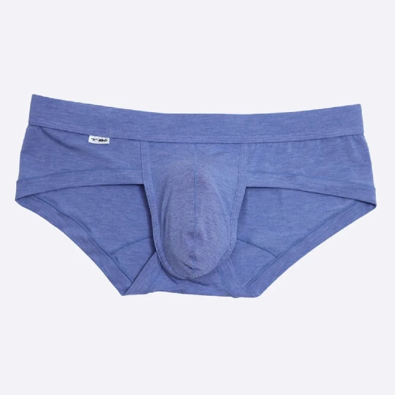 Soft cotton men's briefs for ultimate comfortThe Periwinkle Purple Heather Brief