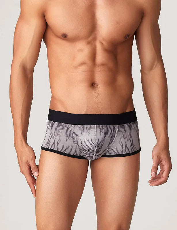 Patterned men's boxer briefs, such as stripes or checksTiger Stripes Boxer Brief 22206 Patterned men's boxer briefs, such as stripes or checksTiger Stripes Boxer Brief 22206