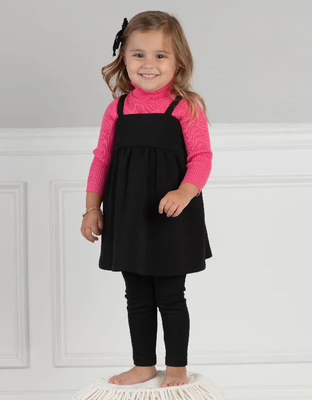 Embroidered men's robes for a touch of eleganceToddler Girl Velour Legging Playwear Set with Back Jewel Buttons Pink