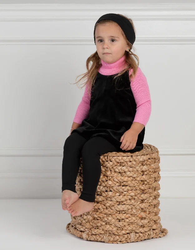 Water - resistant men's robes for post - shower useToddler Girl Velour Round Neck Legging Playwear Set with Spaghetti Straps