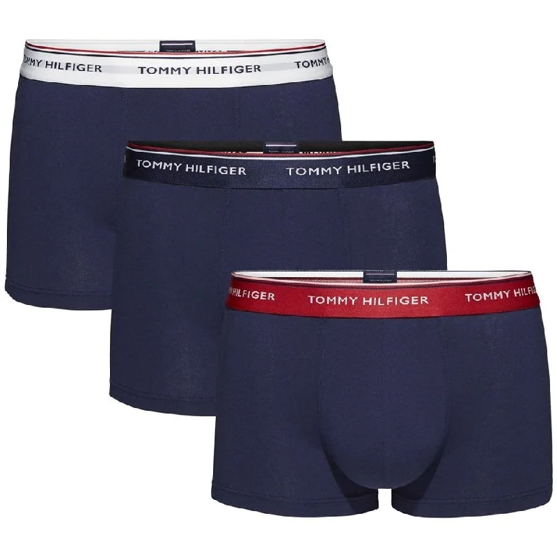 Men's trunks with a quick - dry fabricTommy Hilfiger Premium Essential Stretch Trunk 3 Pack - Navy/Contrast Men's trunks with a quick - dry fabricTommy Hilfiger Premium Essential Stretch Trunk 3 Pack - Navy/Contrast