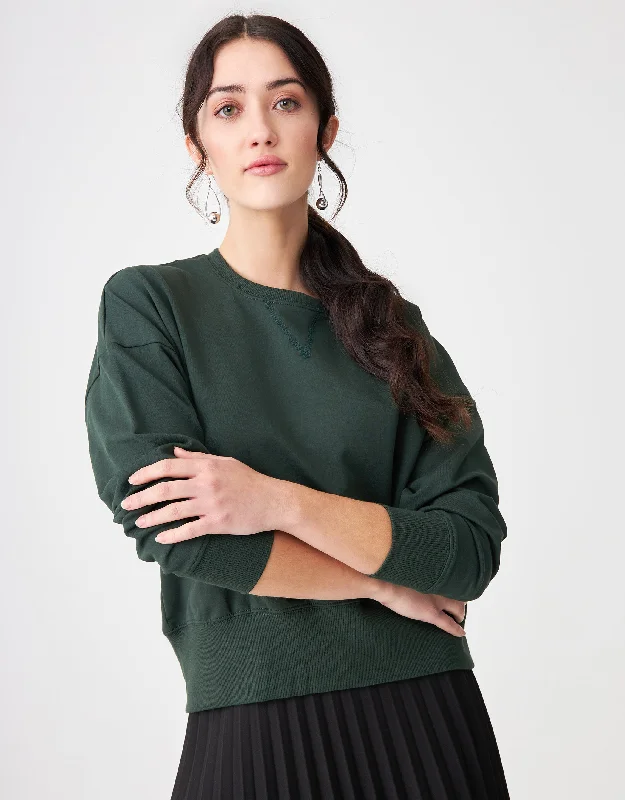 Loungewear - style men's robes for casual daysTraditional French Terry Sweatshirt Hunter
