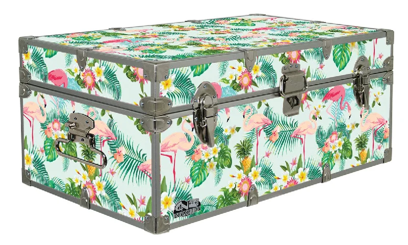 Moisture - wicking men's trunks for active useDesigner Trunk - Tropical Flamingos - 32x18x13.5" Moisture - wicking men's trunks for active useDesigner Trunk - Tropical Flamingos - 32x18x13.5"