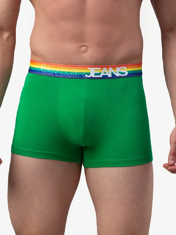 Men Premium Cotton Blend Trunk Pack Of 1- Underjeans By Spykar