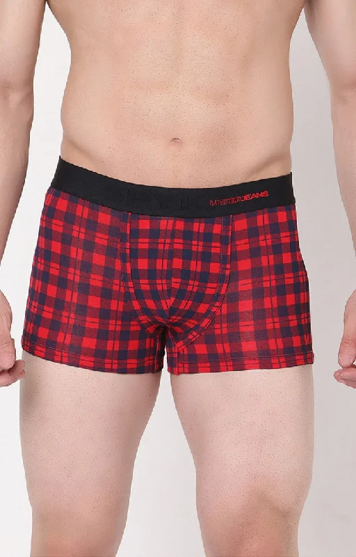 Underjeans By Spykar Men Blue Solid Trunks
