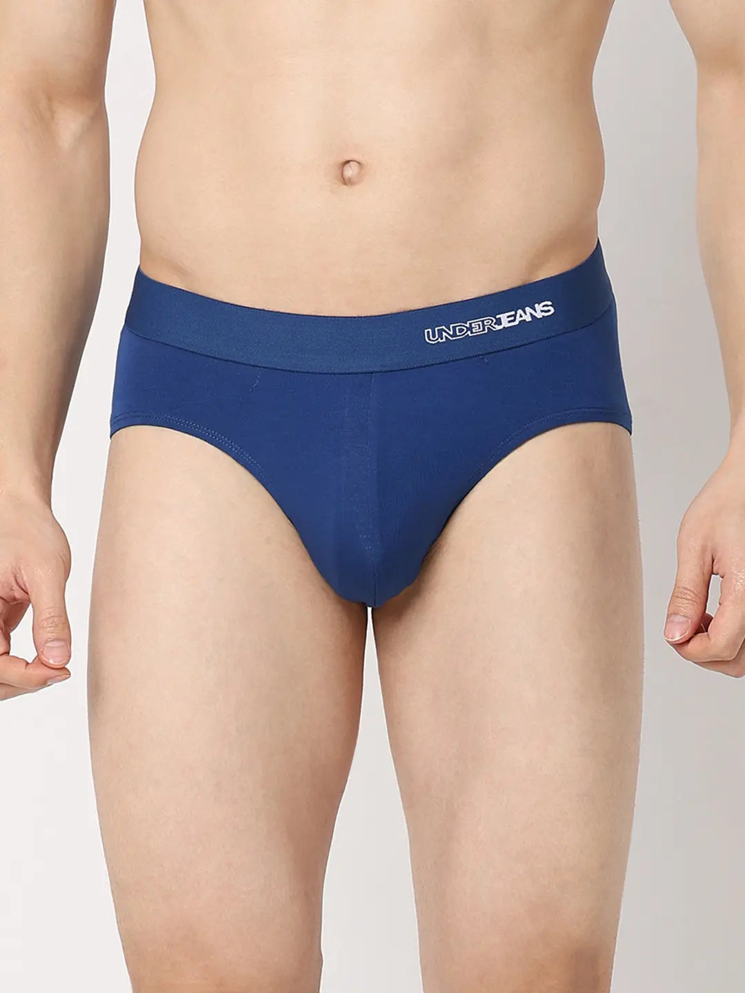 Antimicrobial men's briefs for hygieneUnderjeans By Spykar Men Premium Dark Blue Cotton Blend Regular Fit Brief Antimicrobial men's briefs for hygieneUnderjeans By Spykar Men Premium Dark Blue Cotton Blend Regular Fit Brief
