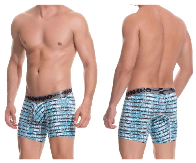 Athletic - style men's boxer briefs for active lifestylesUnico 1802010025146 Boxer Briefs Track Color Blue Athletic - style men's boxer briefs for active lifestylesUnico 1802010025146 Boxer Briefs Track Color Blue