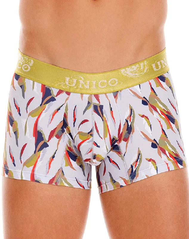 Low - rise men's trunks for a trendy lookUnico 22100100113 Lirico Trunks 63-printed