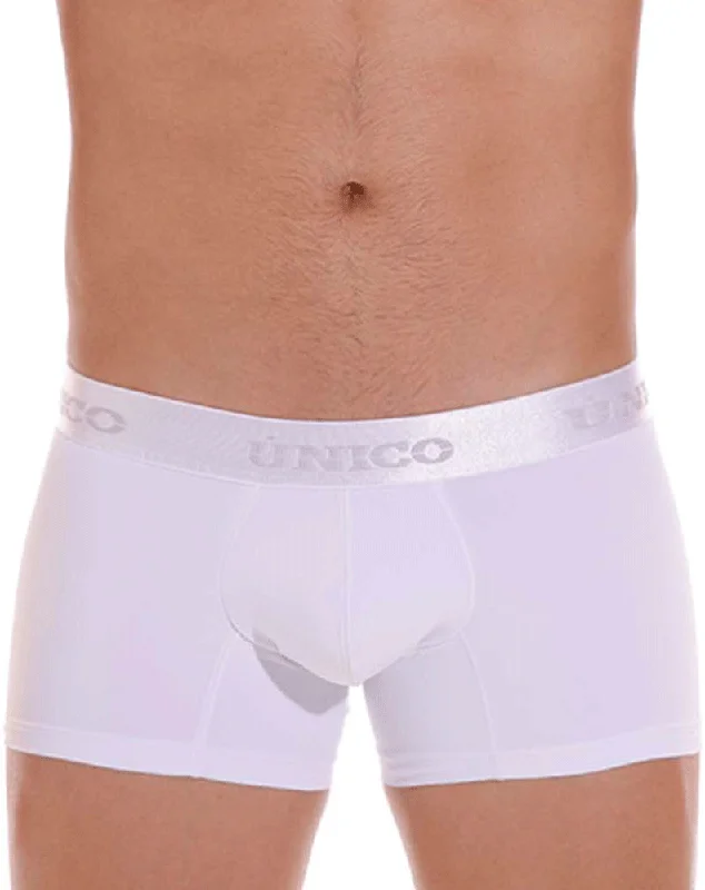Men's trunks with a wide elastic waistbandUnico 22120100101 Cristalino A22 Trunks 00-white Men's trunks with a wide elastic waistbandUnico 22120100101 Cristalino A22 Trunks 00-white