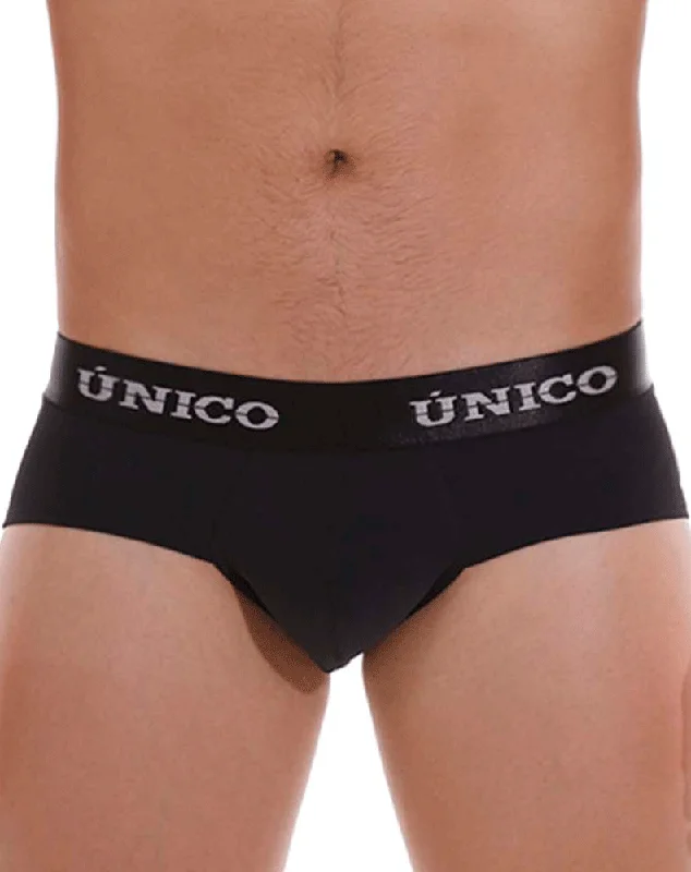 Men's briefs with a double - layer pouch for extra protectionUnico 22120201103 Intenso A22 Briefs 99-black