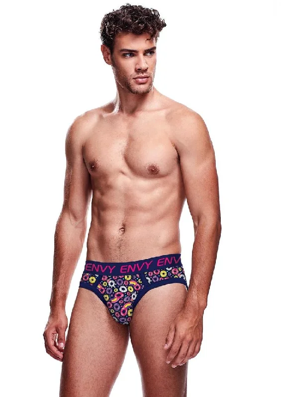 Men's briefs with a lace trim for a touch of flairUnicorn and Donuts Brief