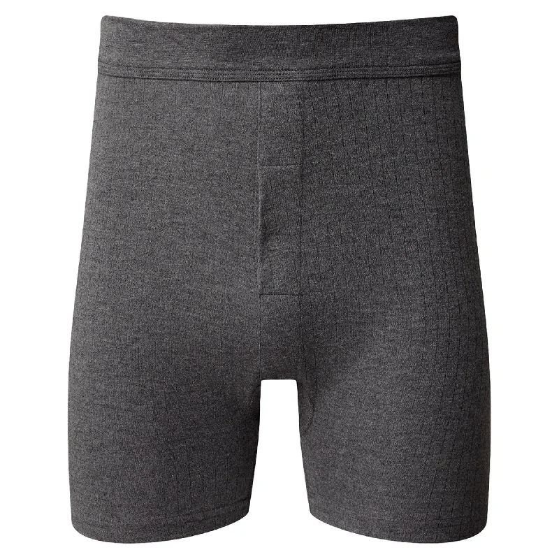 Men's trunks with a reinforced crotch areaVedoneire Men's Thermal Trunks - Charcoal
