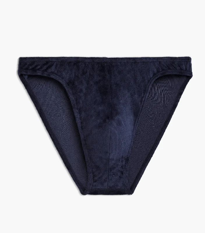 Men's briefs with a supportive pouch designVelour | Sliq Hip Brief