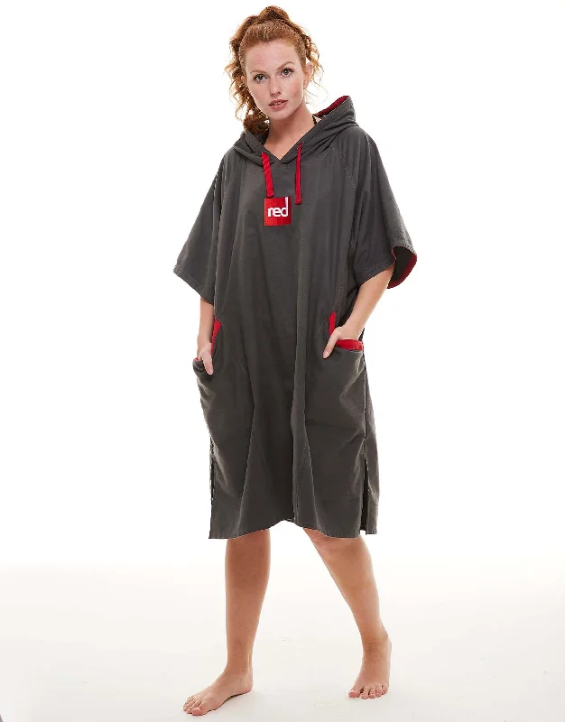Waffle - weave men's robes for a textured feelWomen's Quick Dry Microfibre Changing Robe - Grey Waffle - weave men's robes for a textured feelWomen's Quick Dry Microfibre Changing Robe - Grey