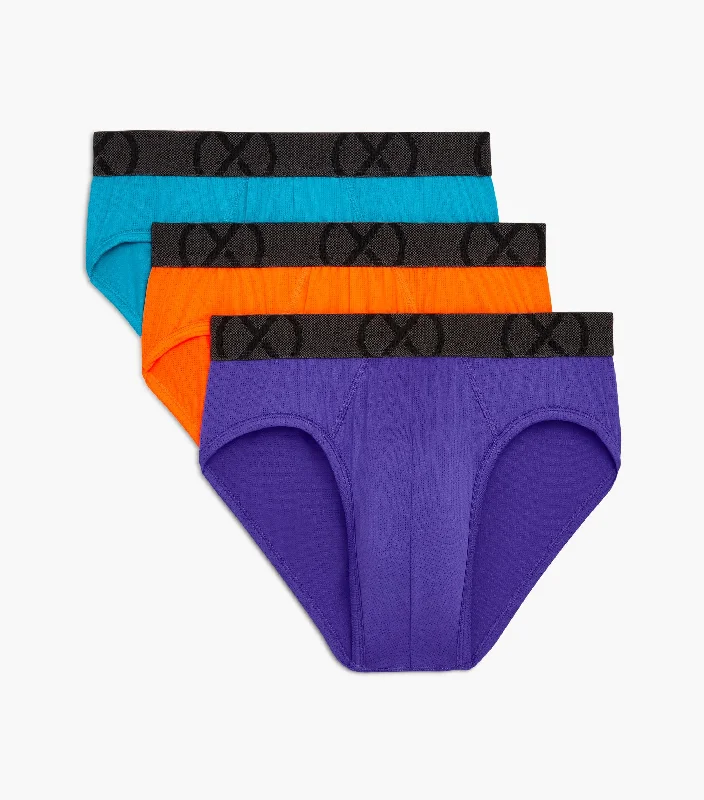 Silky men's briefs for a luxurious feel(X) Sport Mesh | No-Show Brief 3-pack