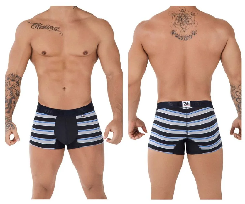 Moisture - wicking men's boxer briefs for sports activitiesXtremen 51475C Microfiber Athletic Trunks Color Black Moisture - wicking men's boxer briefs for sports activitiesXtremen 51475C Microfiber Athletic Trunks Color Black