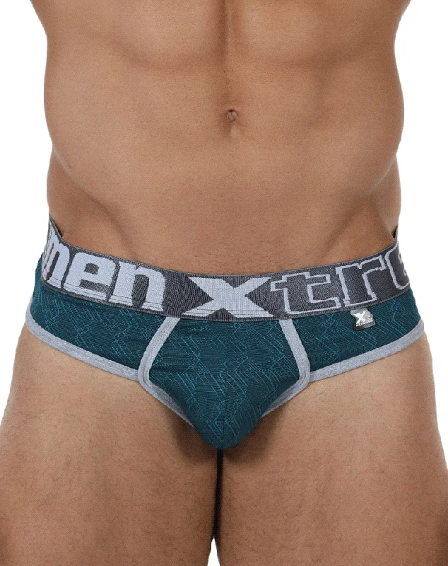 Neon - colored men's thongs for a bold statementXtremen 91073 Microfiber Jacquard Thongs
