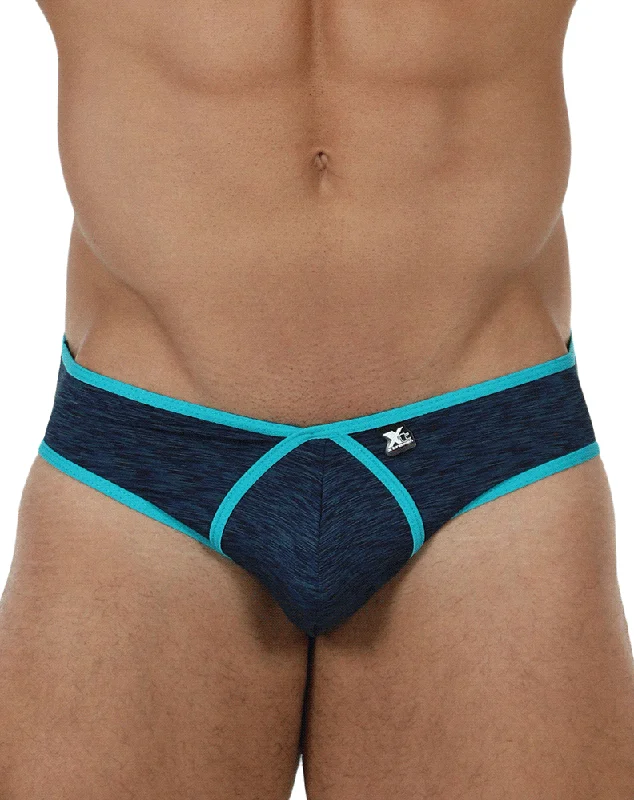Men's briefs with a wide waistband for comfortXtremen 91074 Microfiber Briefs Blue