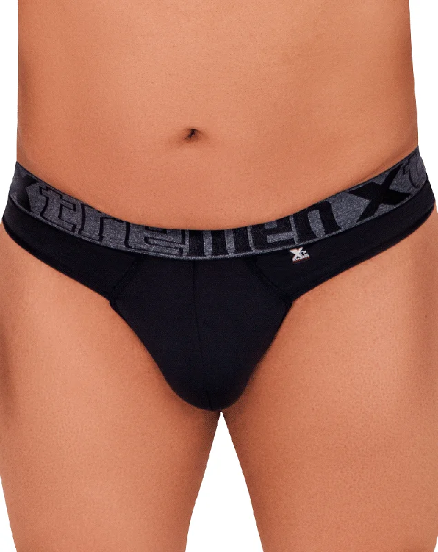 Leather men's thongs for a fetish lookXtremen 91101x Microfiber Thongs