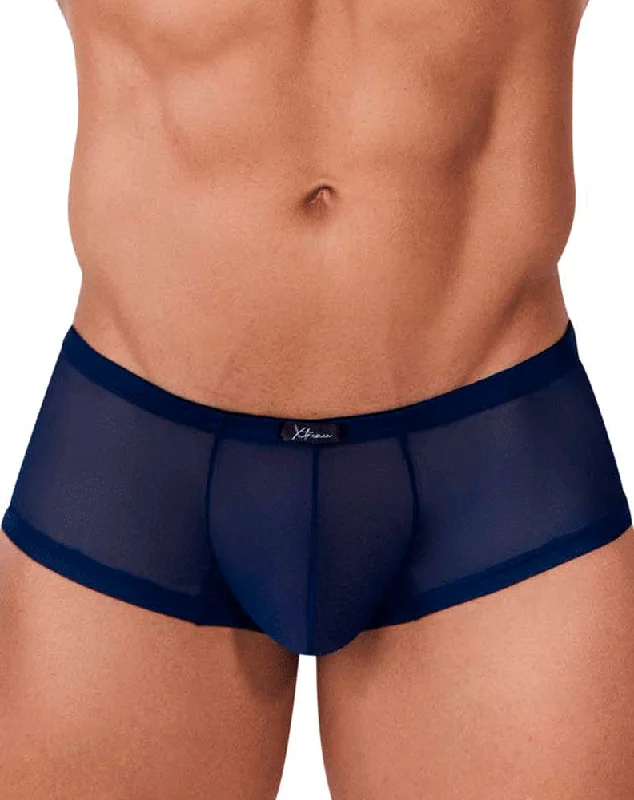 Designer men's trunks with a fashionable edgeXtremen 91154 Tulle Mesh Trunks