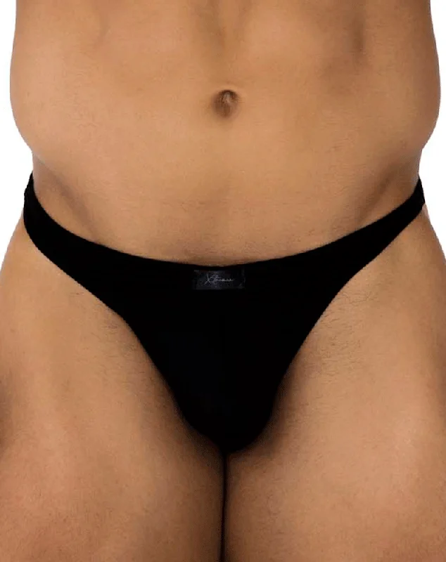 Rhinestone - embellished men's thongs for glamourXtremen 91176 Microfiber Thongs Black Rhinestone - embellished men's thongs for glamourXtremen 91176 Microfiber Thongs Black