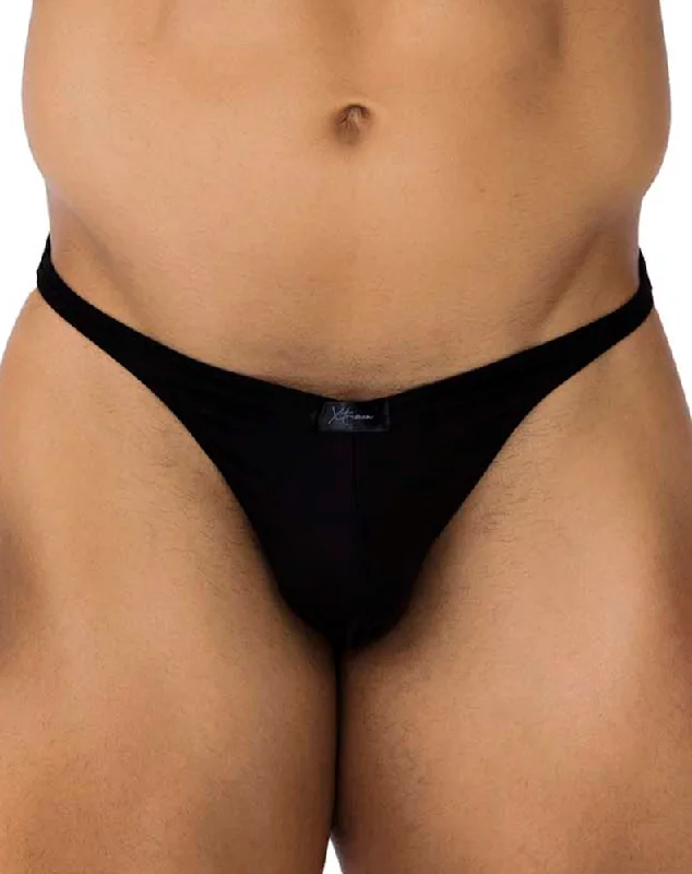 Seamless men's thongs for a discreet lookXtremen 91182 Microfiber Thongs Black