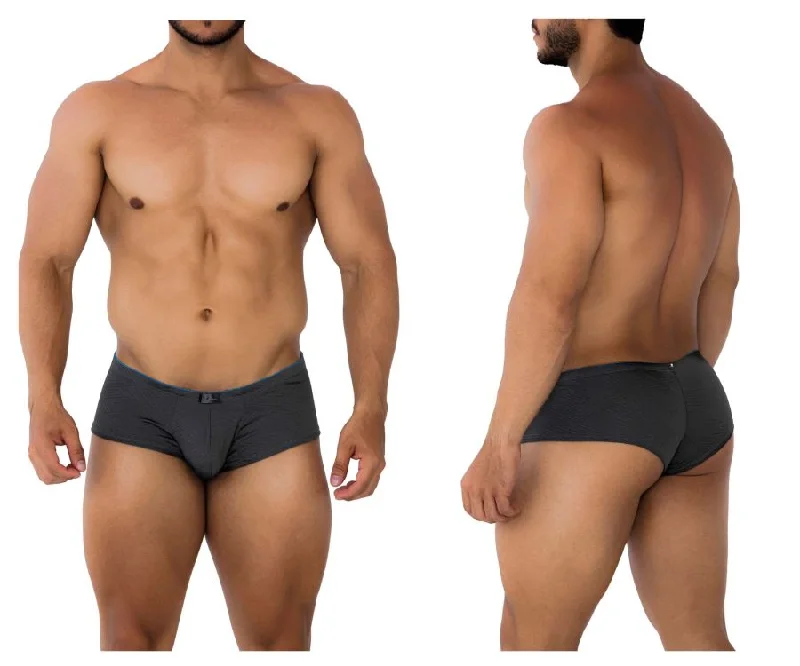 Compression men's boxer briefs for muscle supportXtremen 91190 Jacquard Trunks Color Gray Compression men's boxer briefs for muscle supportXtremen 91190 Jacquard Trunks Color Gray