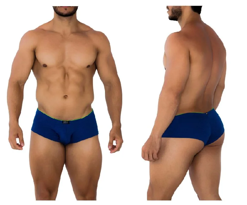 Men's boxer briefs with a contoured pouch for comfortXtremen 91190 Jacquard Trunks Color Royal Blue Men's boxer briefs with a contoured pouch for comfortXtremen 91190 Jacquard Trunks Color Royal Blue